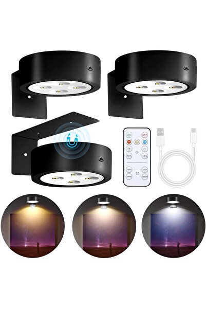 STARSTAR Three - pc set - Wall lamp - LED night light - Rechargeable battery ...
