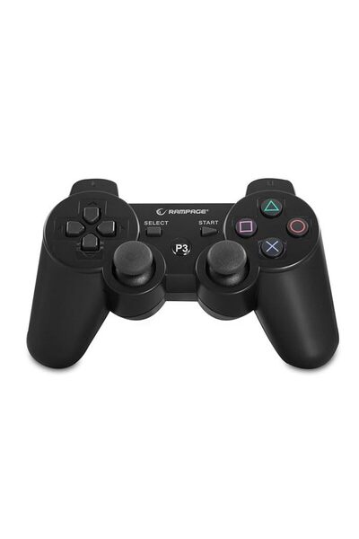 PrimeX Plus SG-RPS3 Siyah PS3 Bluetooth Kablosuz Oyun Kolu, Çift Titreşimli J...