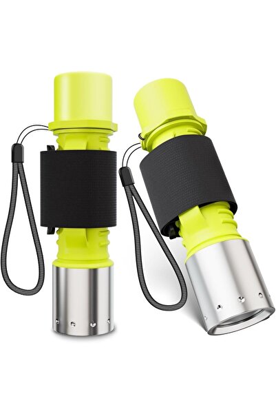 STARSTAR Diving flashlight with rechargeable power, LED high-lumen flashlight...