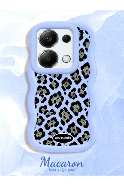 CHICASELUX Redmi Note 13 Pro 4g Compatible Wavy Frame Leopard Print High Qual...