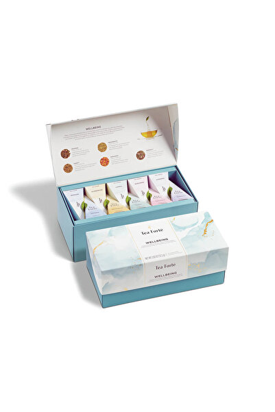 Tea Forte Box with 20 Wellbeing tea pyramids