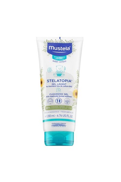 Mustela Bébé Stelatopia Gel de curățare hrănitor 200 ml