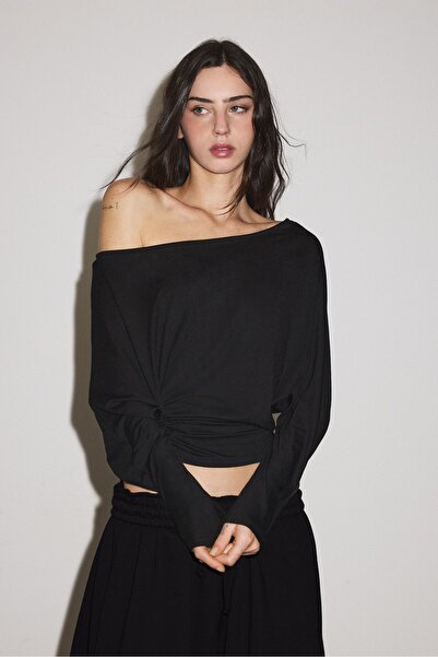 Stradivarius Kuşak etkili t-shirt