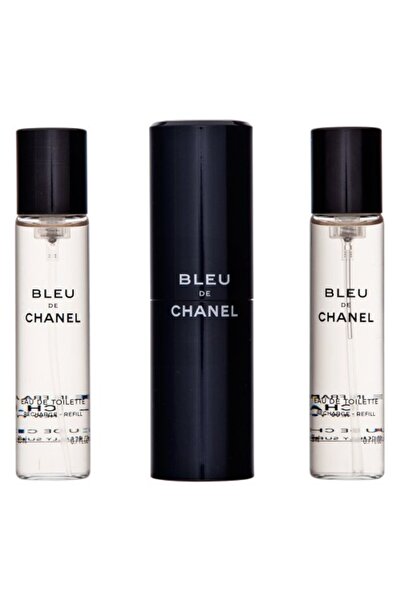 Chanel Bleu de – Twist and Spray Apă de toaletă pentru bărbați, 3 x 20 ml