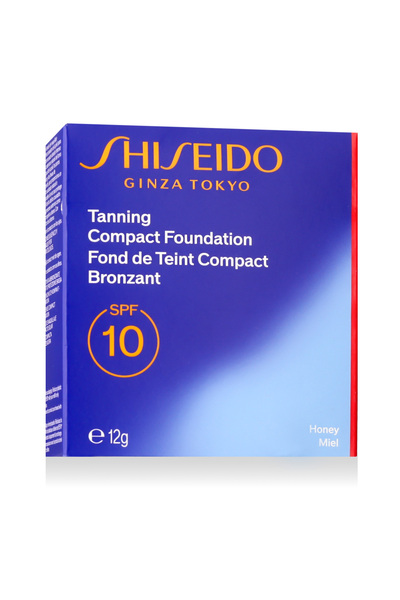 Shiseido Fond de ten compact pentru bronzare SPF 10 (miere) 12 g