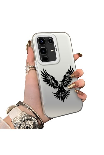 ucuc Infinix Note 50 Compatible Hard Acrylic Back Silicone Edge Lens Protecti...