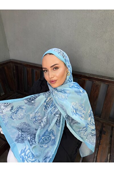 bydilaraguney GÜL DESEN PAMUK SOFT ŞAL