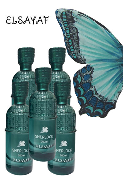 ELSAYAF 5 قطع من عطر شيرلوك 200 مل