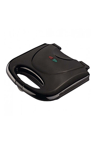 SAPIR Sandwich maker, 800W, alb, placi antiaderente, indicator luminos, NEGRU