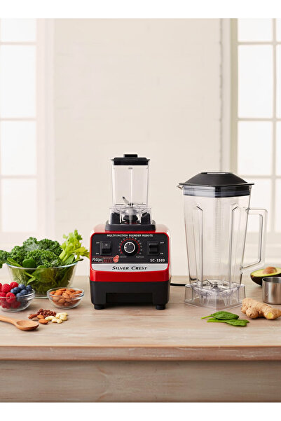 SİLVERCAST SilverCrest Electric Blender with Multi-Functional Grain Grinder D...