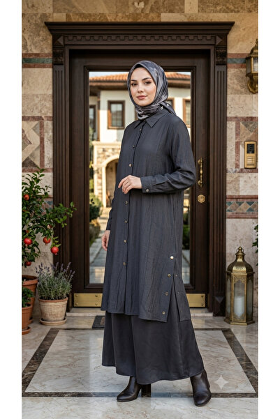 Pamuk Butik Women's Side Buttoned Strawberry Tunic