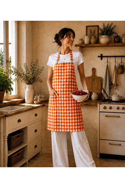 Vintero Home Kitchen Apron Chef's Apron with Neck Strap Water Repellent Panam...