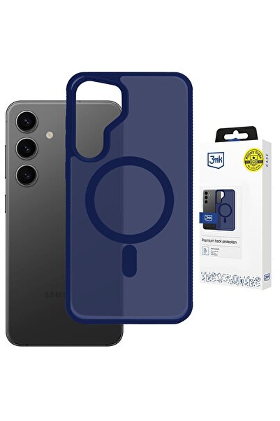 3MK Husă magnetică Smoke pentru Samsung Galaxy S24 cu protecție pentru telefon