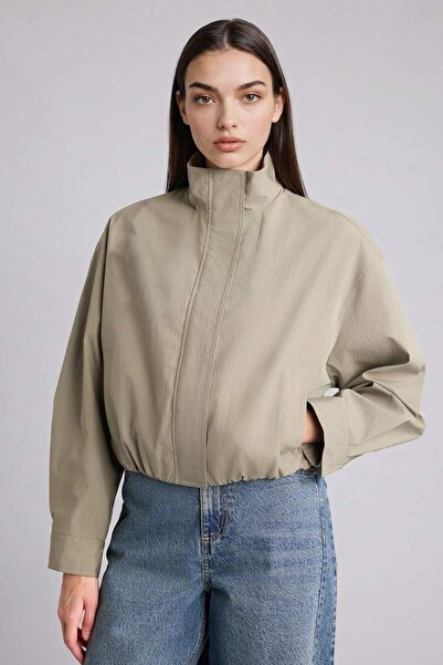 DeFacto Balloon Fit Shirt Collar Coat G9978Ax26Au