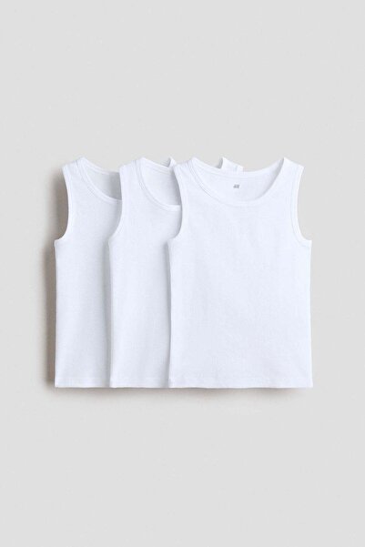 H&M 3-pack cotton vest tops