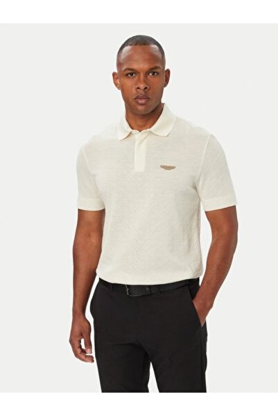 BOSS White Logo Men's Polo T-Shirt