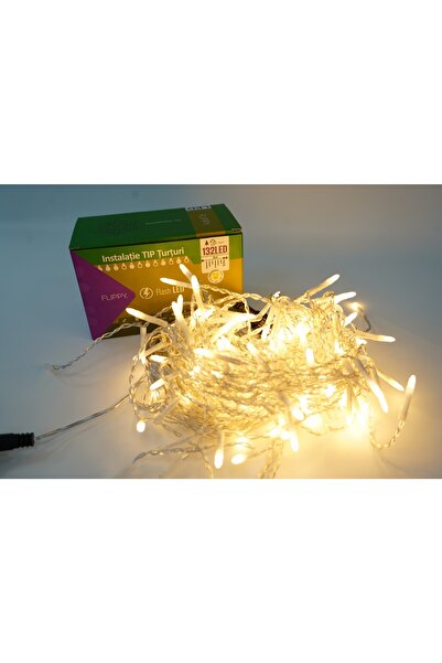 Rao Christmas Tree Installation, Flash Fringe, 4 M Section, 132 LEDs, Warm White