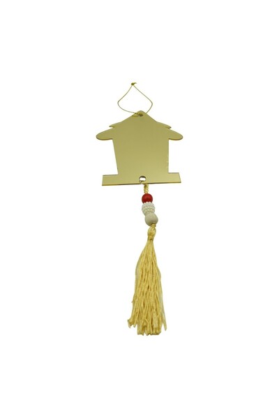 Rao Ornament Brad, Brad, Auriu, Lucios, 8*25cm, Acril, Interior/ Exterior