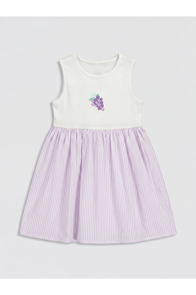 LC Waikiki Rochie de fete brodată cu guler rotund