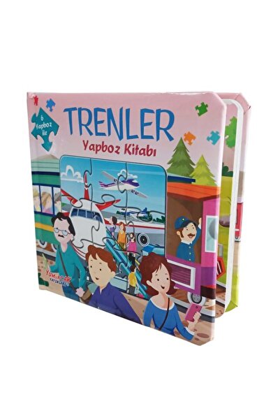 Yumurcak Yayınları Trenler - Yapboz Kitabı