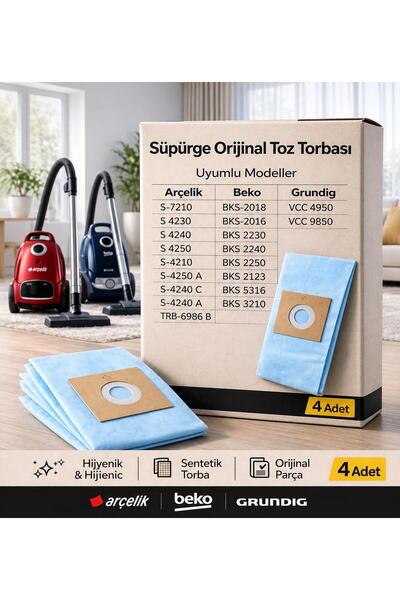 Arçelik SÜPÜRGE ORJİNAL TOZ TORBASI