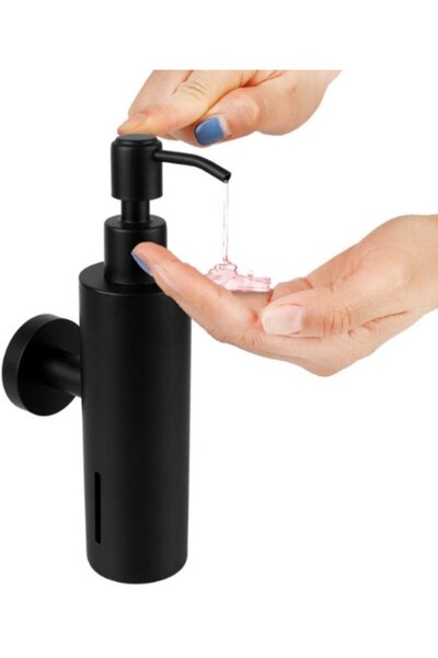 STARSTAR 200ml Wall Mounted Soap Dispenser - No Drill Soap Dispenser - Stainl...
