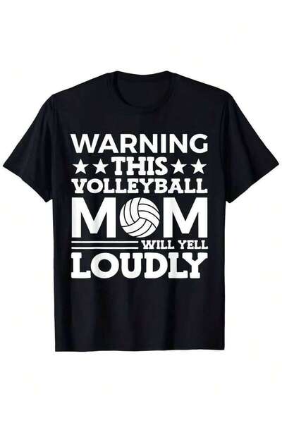 NOURAM تي شيرت رجالي بطباعة مضحكة بعبارة "Funny Mom Will Yell Loudly" باللون ...