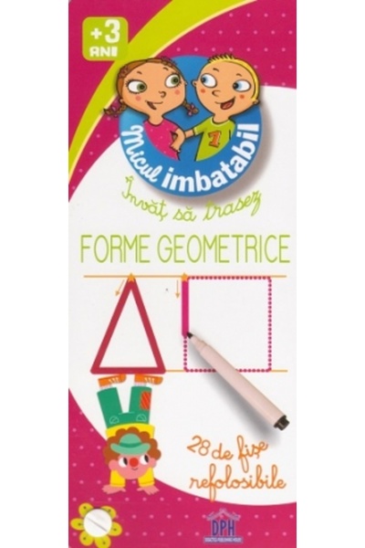 Didactica Publishing House Invat sa trasez forme geometrice 3 ani+ Micul Imba...