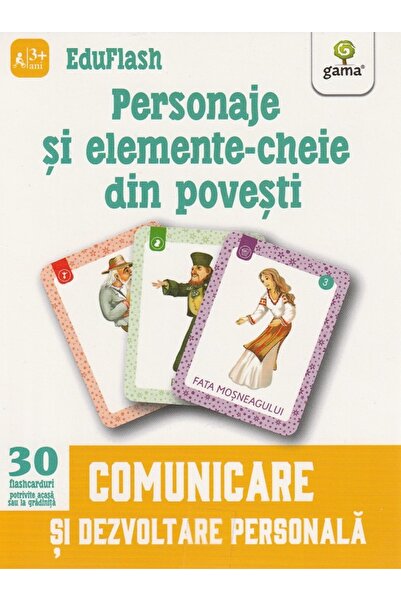Gama Personaje si elemente-cheie din povesti 3 ani+ (Eduflash)