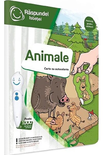 Albi Carte cu autocolante: Raspundel Istetel. Animale