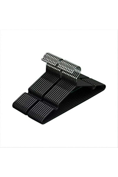 STARSTAR Pack of 10, non-slip hangers, thickened hangers, black.