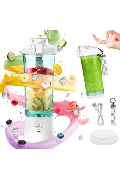 STARSTAR Portable mixer - Juicer to go - Make healthy drinks - 6 stainless st...