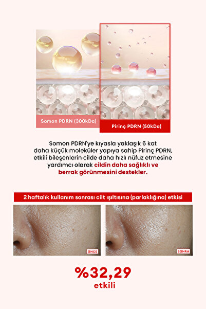 T'else Cilde Dolgun Işıltılı Cam Cilt Görünümü Sunan Aydınlatıcı Serum TELSE Red Orange PDRN Boost Serum