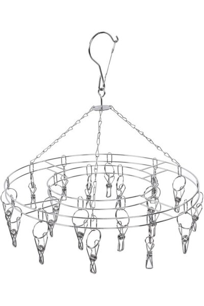 STARSTAR Clothes Drying Hanger - Drying Rack - Drying Clothes - 20 Clips - 35...