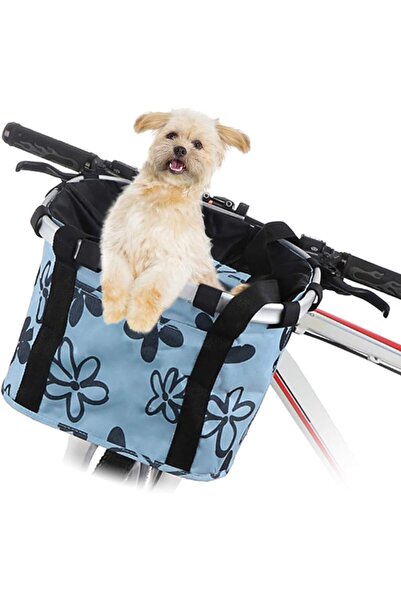 STARSTAR Detachable folding bicycle basket, For picnics, shopping, and commut...