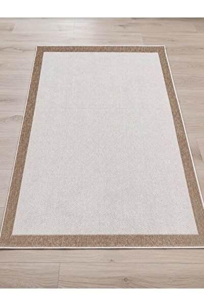 jut sisal Leke Tutmaz Yıkanabilir Salon Mutfak Koridor Sisal Halı Beyaz Jut