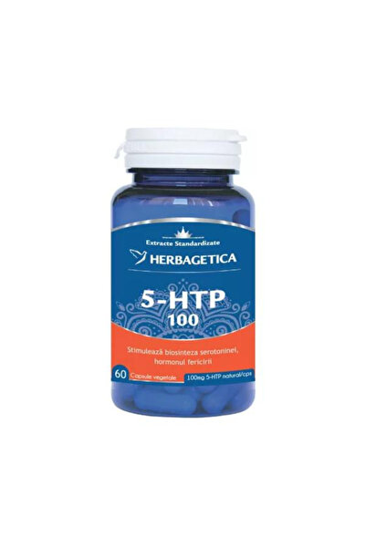 herbagetica 5-HTP 100 Herbagetica, 60 capsule
