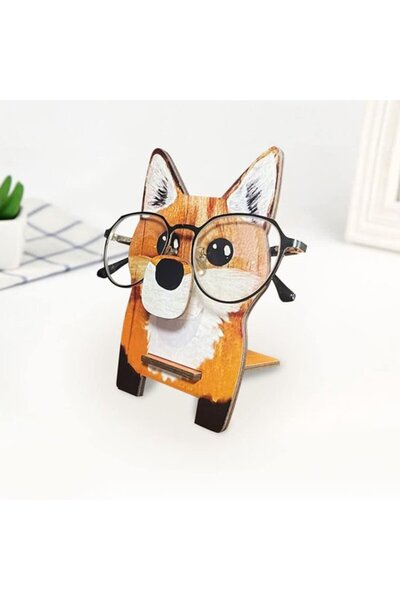 STARSTAR Wooden glasses holder - Fox glasses stand - Organize glasses - Handm...