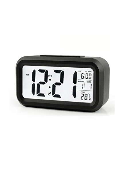STARSTAR 3-Pack Desktop Digital Alarm Clocks with Backlight & Snooze (black, ...