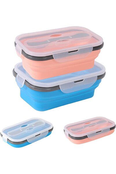 STARSTAR Two-piece folding lunch box, 900ml, extendable, with a foldable lid ...