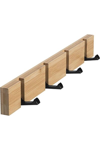 STARSTAR Wall-mounted coat hook, foldable coat hook with 4 hooks, can be used...