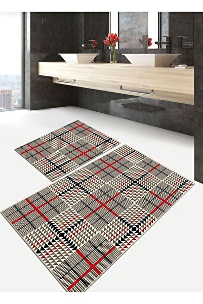 Ardizayn Iberia, Non-Slip, Non-Shedding Base, 2-Piece Bathroom Rug (60X100 - ...