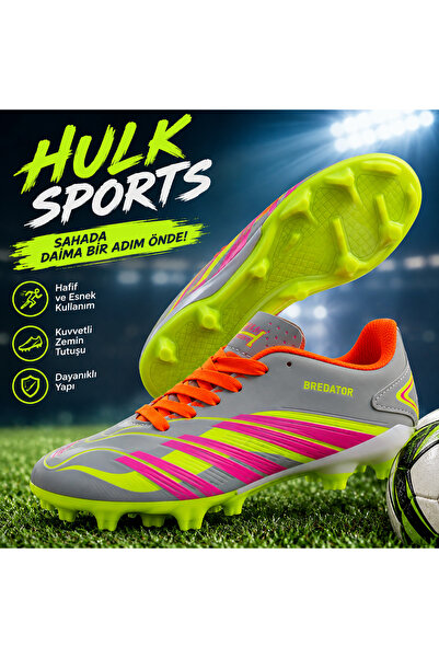 Hulk Acarbey Unisex Kids Football Boots Gray