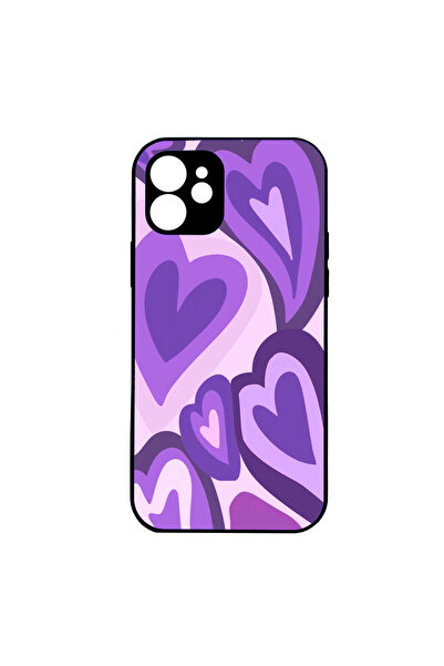4TECH Σχέδιο Purple Hearts 1 Θήκη Κινητού Τηλεφώνου για Realme 12