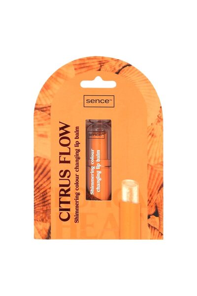 SENCE Balsam, Sence, Buze 3 g Citrus Flow cu Schimbare de Culoare