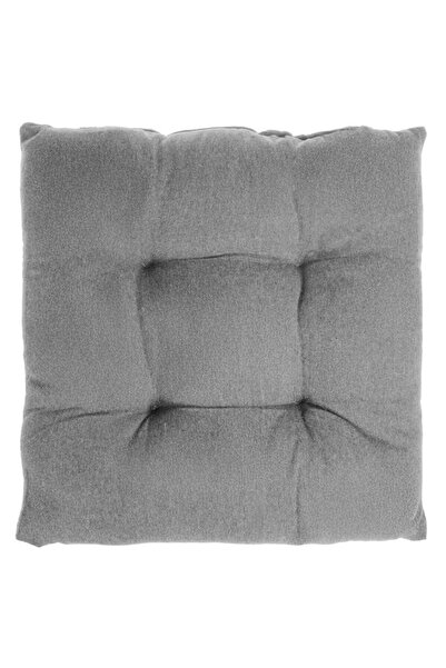 BAMI NETWORK Perna confortabila gri pentru scaun 40x40cm din bumbac