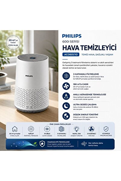 Philips AC0651/10 600 Serisi Hava Temizleyici