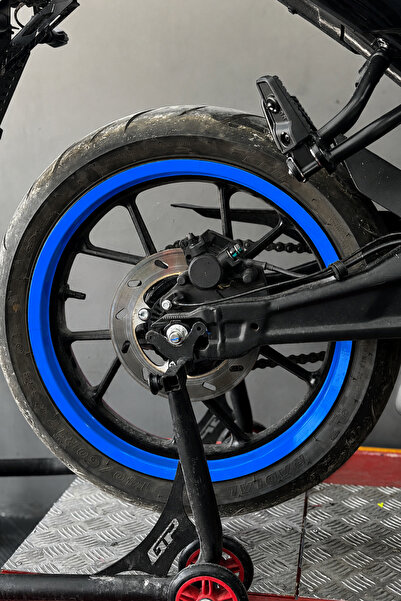 Banxtre Full Lap Rim Stripe Sticker Set Compatible with Motorcycle 17 Inch Ri...