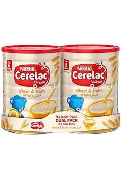 Cerelac حبوب القمح والفواكه (1000 جرام * 2)