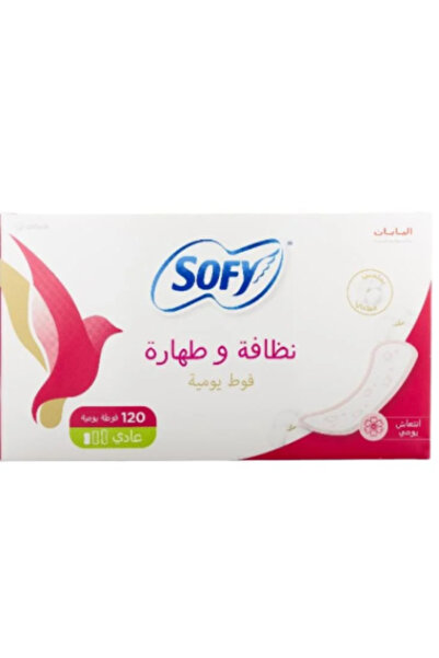 sofy فوط يومية نسائية معطرة نقية ونظيفة ومنعشة 120 قطعة